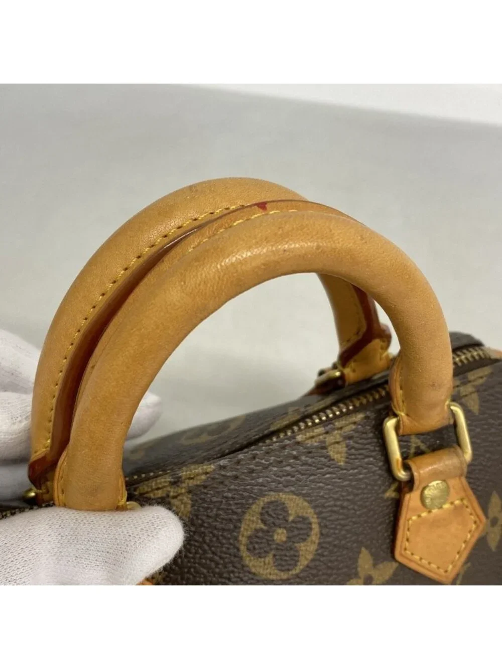 Louis Vuitton Handbag Monogram Mini Speedy Brown 2-Way
